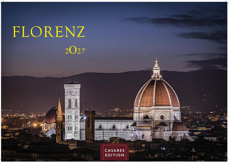 Produktbild: Florenz Kalender 2027 &ndash; Wandkalender | Fotokalender Italien 35x50cm Toskana Flair f&uuml;r Ihr Zuhause | Hochwertiger . mit 12 atemberaubenden Motiven