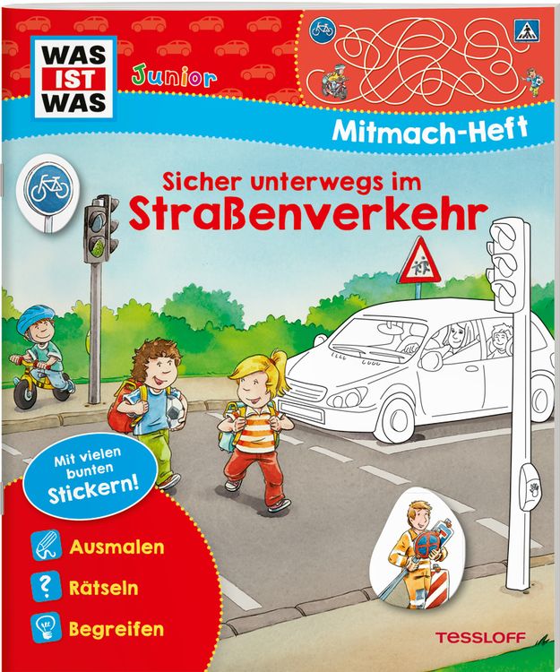 Bild vom Artikel WAS IST WAS Junior Mitmach-Heft Sicher unterwegs im Straßenverkehr vom Autor Christina Braun