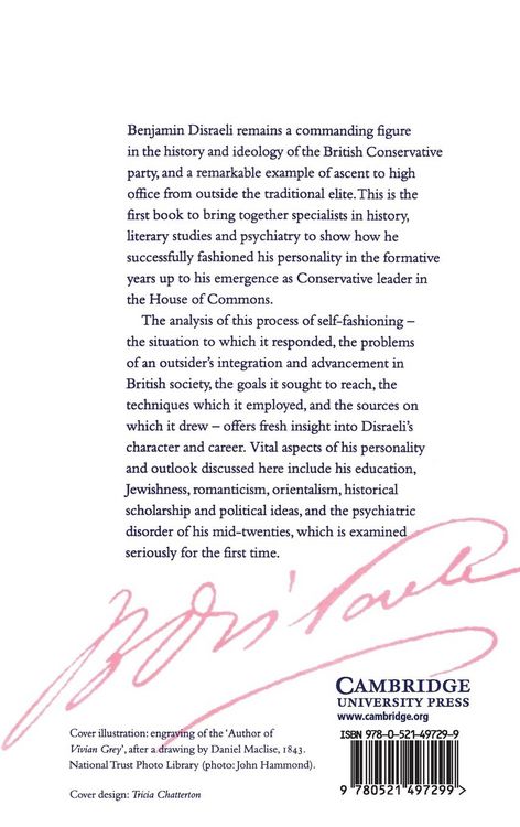 Produktbild: The Self-Fashioning of Disraeli, 1818-1851