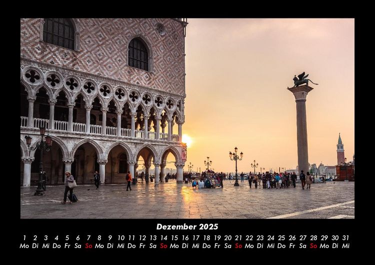 Produktbild: Venedig 2025 Fotokalender DIN A3