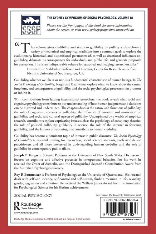 Produktbild: The Social Psychology of Gullibility