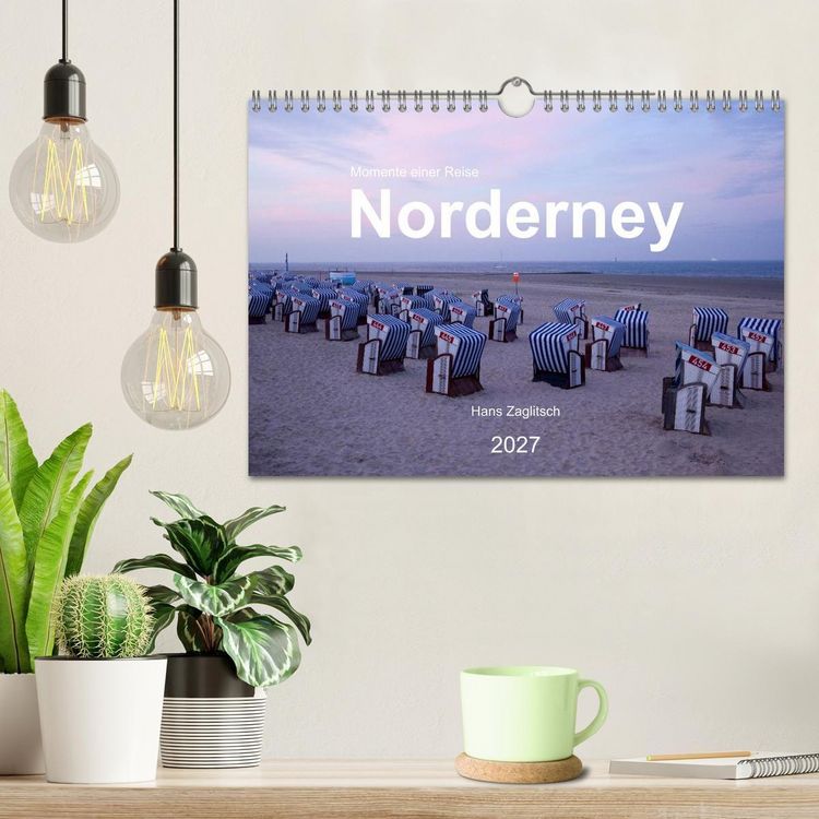 Produktbild: Norderney - Momente einer Reise (Wandkalender 2027 DIN A4 quer), CALVENDO Monatskalender