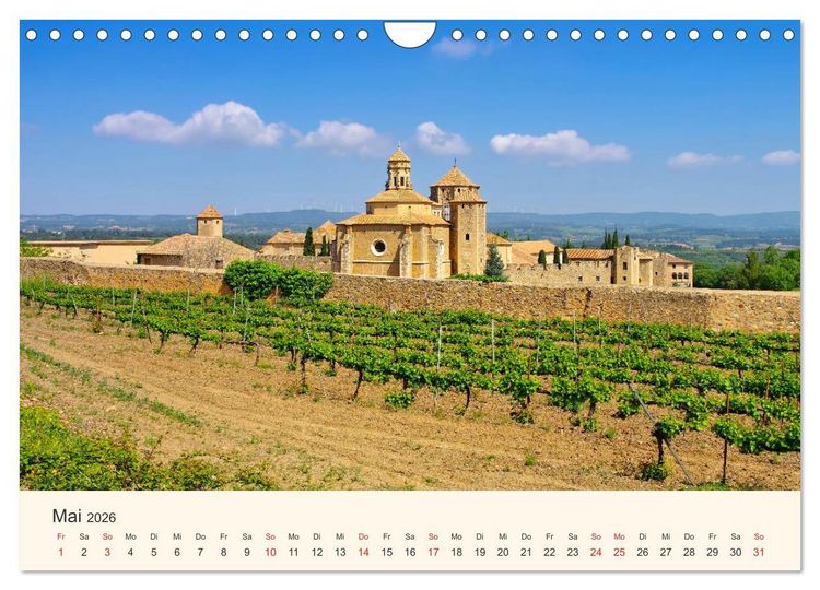 Produktbild: Costa Dorada - Die Goldene K&uuml;ste Spaniens (Wandkalender 2026 DIN A4 quer), CALVENDO Monatskalender