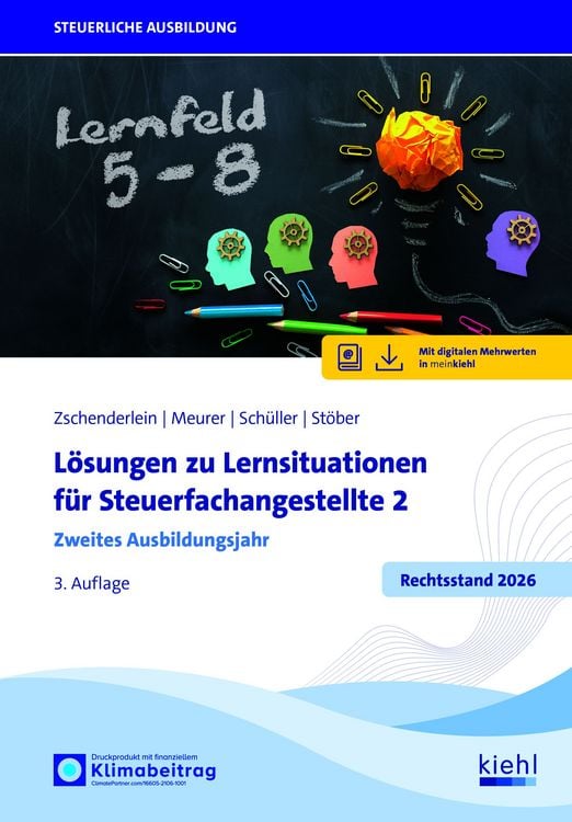 Produktbild: L&ouml;sungen zu Lernsituationen f&uuml;r Steuerfachangestellte 2