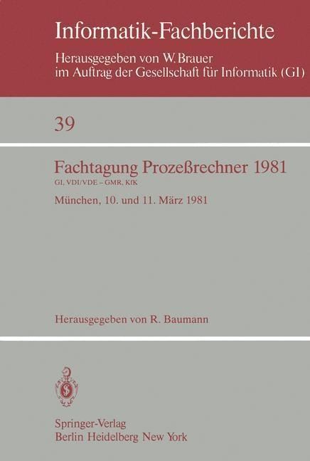 Produktbild: Fachtagung Proze&szlig;rechner 1981