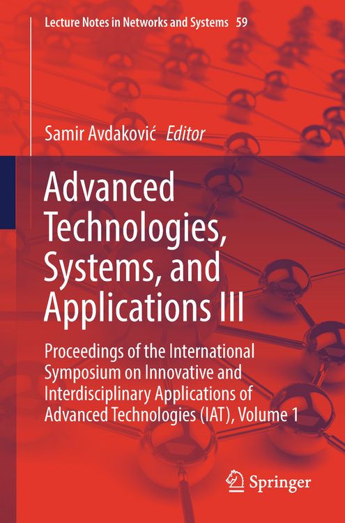 Produktbild: Advanced Technologies, Systems, and Applications III