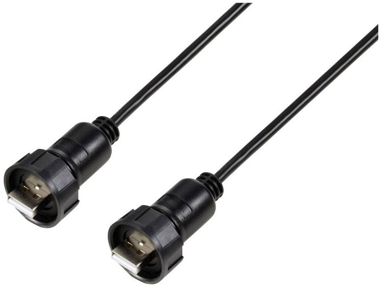 Produktbild: TRU COMPONENTS USB 2,0 Adapter inkl. 1m Kabel TC-12770408 Inhalt: 1St.