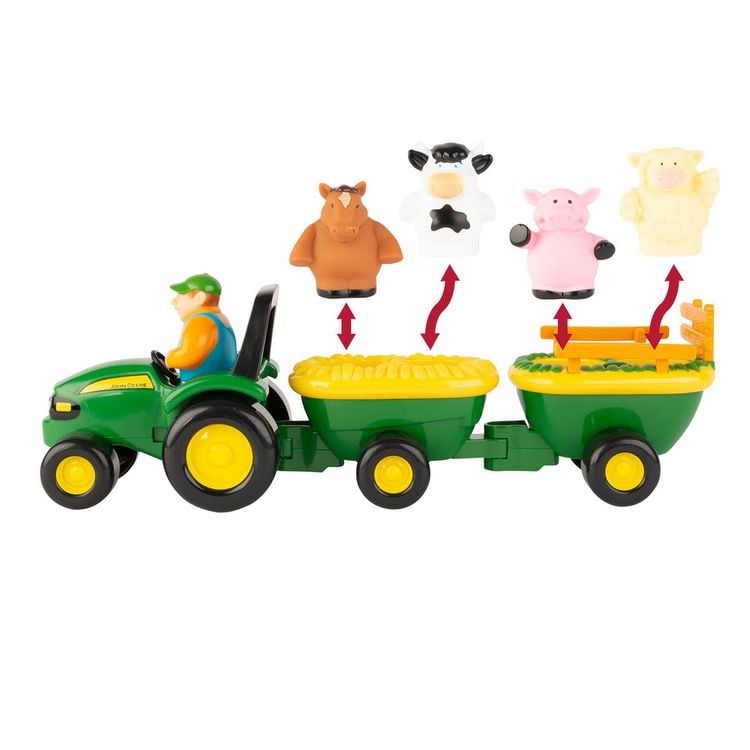 Produktbild: Heuwagen mit lustigen Tierger&auml;uschen