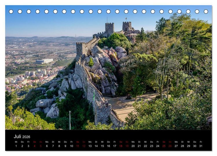 Produktbild: Portugisische Landschaften (Tischkalender 2026 DIN A5 quer), CALVENDO Monatskalender
