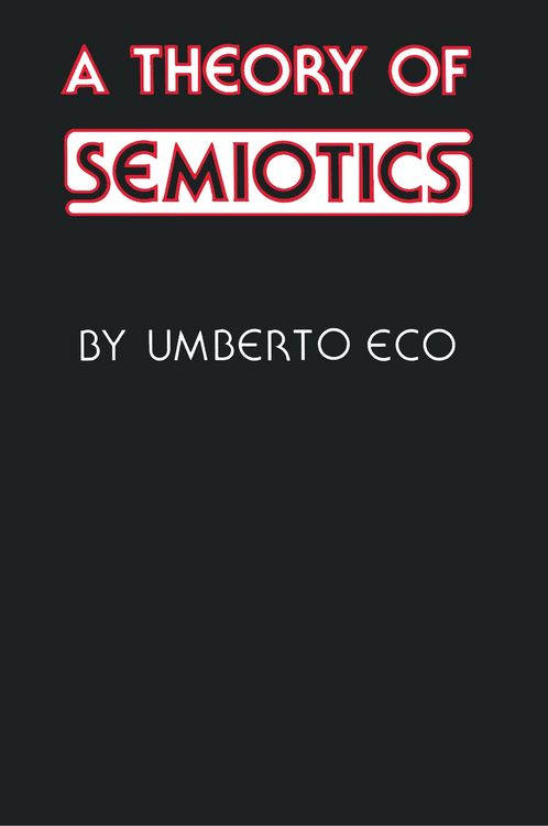 Produktbild: A Theory of Semiotics