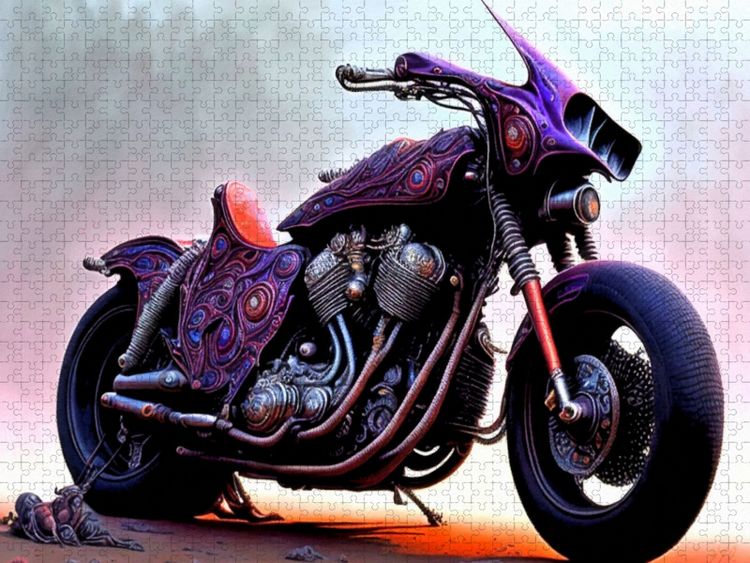 Produktbild: CALVENDO Puzzle Purple Princess | 1000 Teile Lege-Gr&ouml;&szlig;e 64x48cm Foto-Puzzle f&uuml;r gl&uuml;ckliche Stunden