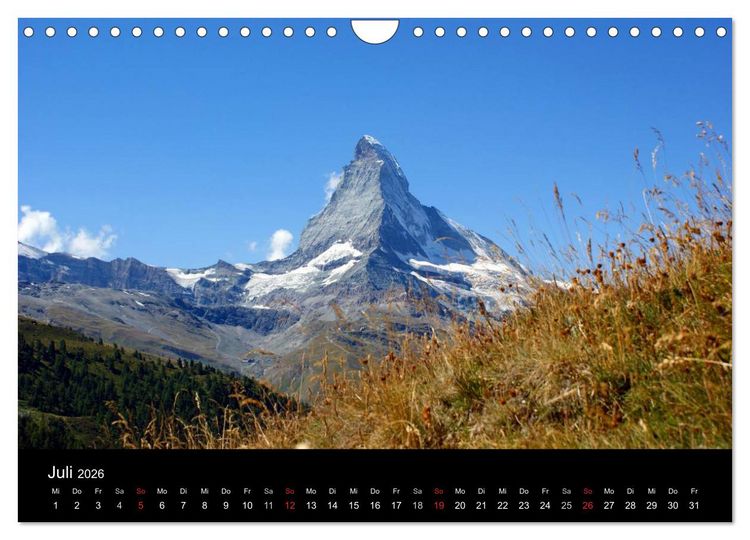 Produktbild: Faszination Matterhorn (Wandkalender 2026 DIN A4 quer), CALVENDO Monatskalender