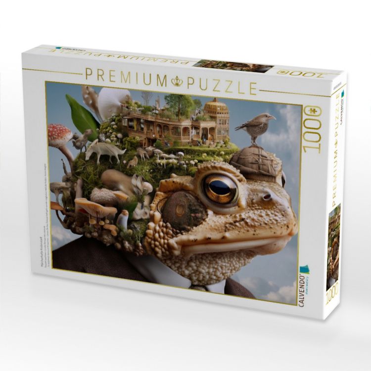 Produktbild: CALVENDO Puzzle M&auml;rchenhafte Kr&ouml;tenstadt | 1000 Teile Lege-Gr&ouml;&szlig;e 64x48cm Foto-Puzzle f&uuml;r gl&uuml;ckliche Stunden