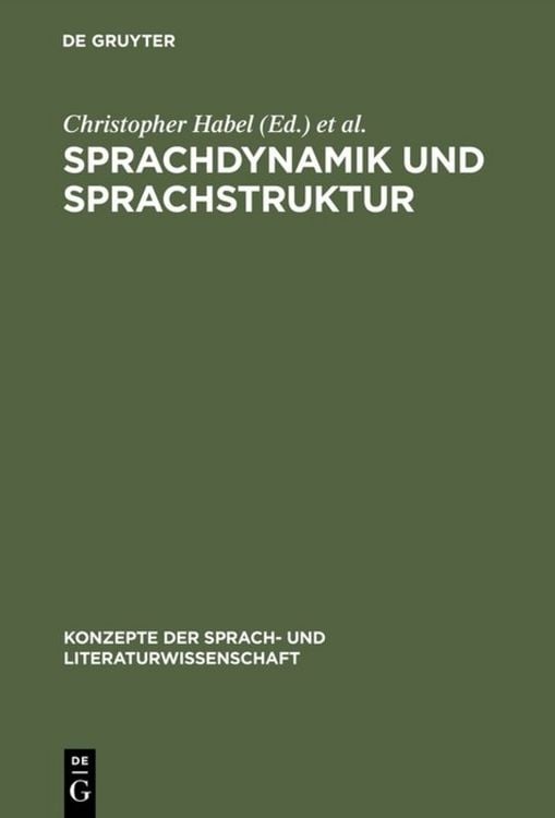 Produktbild: Sprachdynamik und Sprachstruktur