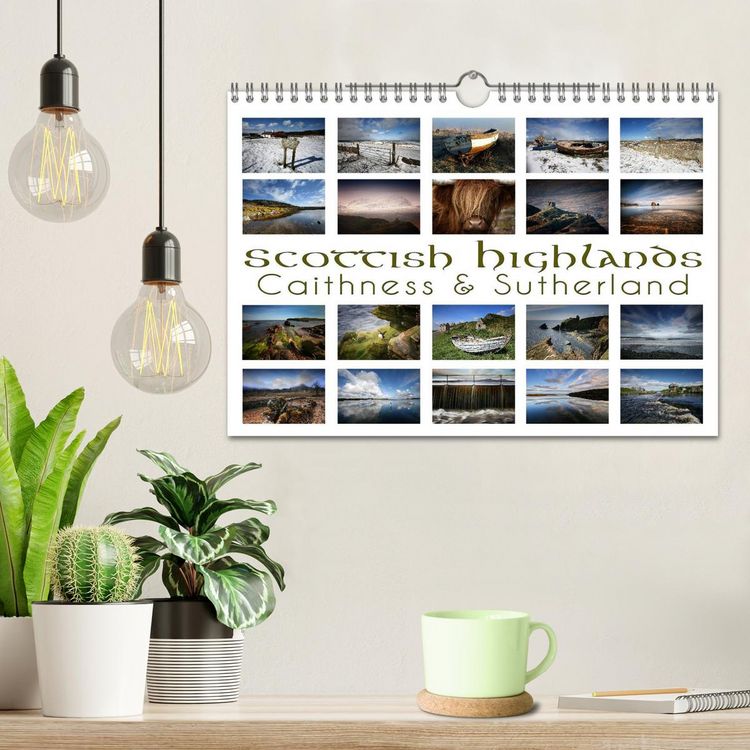 Produktbild: Scottish Highlands - Caithness & Sutherland / UK-Version (Wall Calendar 2026 DIN A4 landscape), CALVENDO 12 Month Wall Calendar
