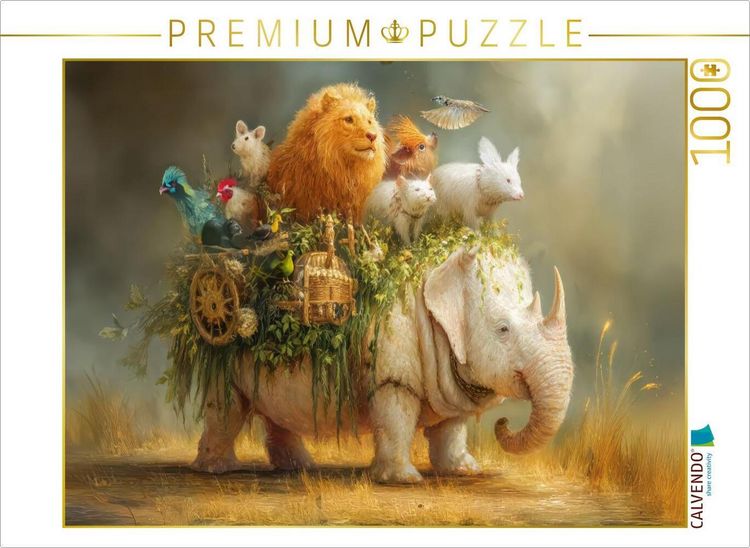 Produktbild: CALVENDO Puzzle Humorvolle Tiere | 1000 Teile Lege-Gr&ouml;&szlig;e 64x48cm Foto-Puzzle f&uuml;r gl&uuml;ckliche Stunden