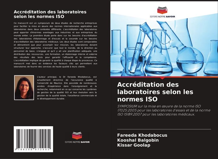 Produktbild: Accr&eacute;ditation des laboratoires selon les normes ISO