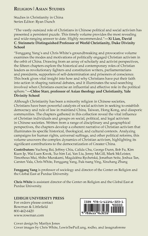 Produktbild: Christian Social Activism and Rule of Law in Chinese Societies