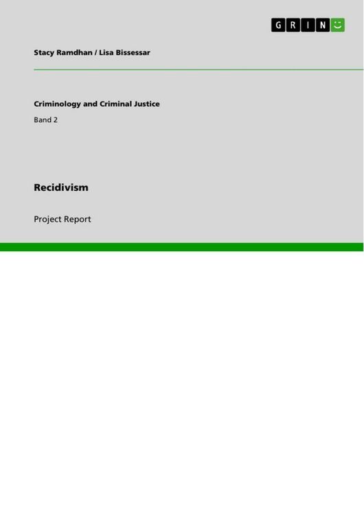 Produktbild: Recidivism