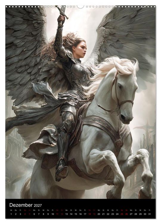Produktbild: Gothic Angels (hochwertiger Premium Wandkalender 2027 DIN A2 hoch), Kunstdruck in Hochglanz