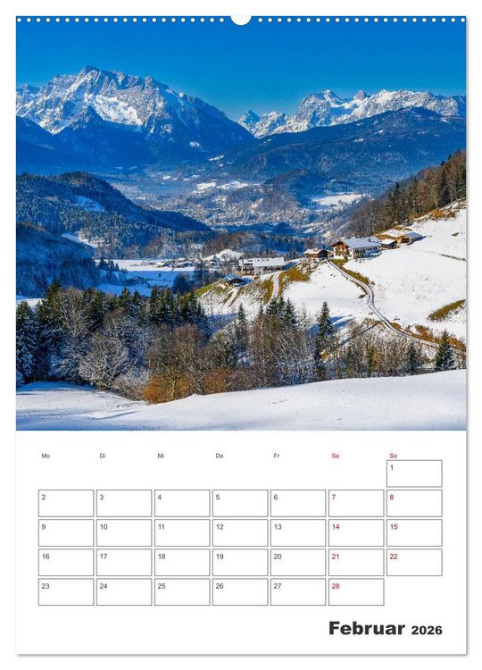 Produktbild: Oberbayerische Alpen (Wandkalender 2026 DIN A2 hoch), CALVENDO Monatskalender