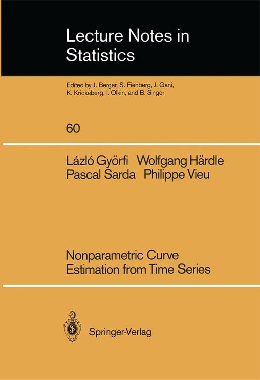 Produktbild: Nonparametric Curve Estimation from Time Series