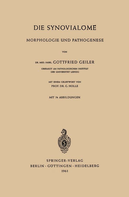 Produktbild: Die Synovialome