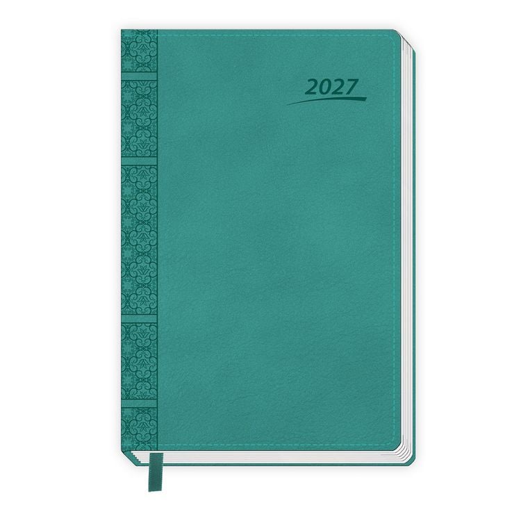 Produktbild: TR&Ouml;TSCH - Buchkalender A5 Aqua 2027