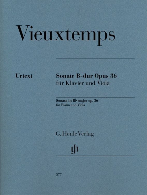 Produktbild: Henry Vieuxtemps - Violasonate B-dur op. 36