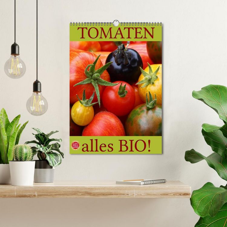Produktbild: Tomaten - Alles BIO! (Wandkalender 2026 DIN A3 hoch), CALVENDO Monatskalender