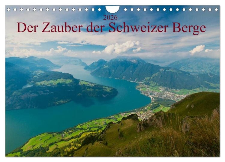 Produktbild: Der Zauber der Schweizer Berge (Wandkalender 2026 DIN A4 quer), CALVENDO Monatskalender