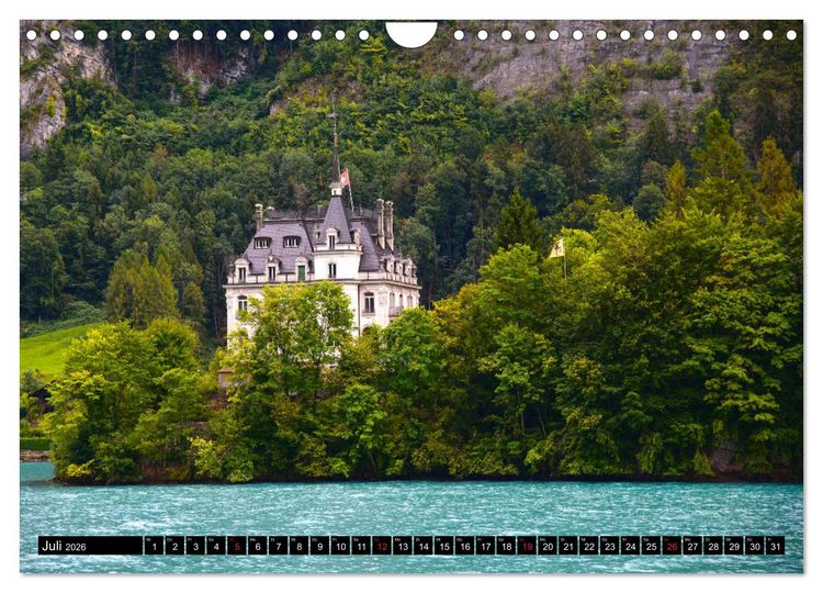 Produktbild: Schweizer Sch&ouml;nheiten (Wandkalender 2026 DIN A4 quer), CALVENDO Monatskalender