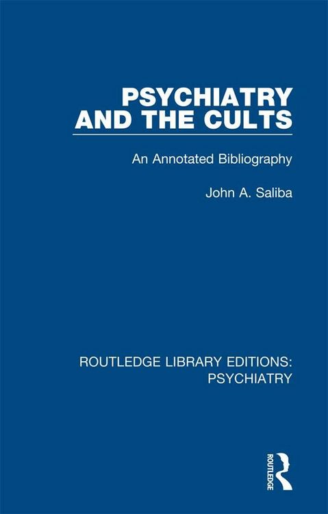 Produktbild: Psychiatry and the Cults