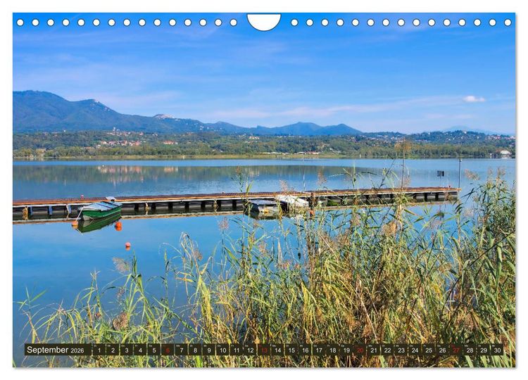 Produktbild: Lago di Varese - Eine der sch&ouml;nsten Seenlandschaften Italiens (Wandkalender 2026 DIN A4 quer), CALVENDO Monatskalender