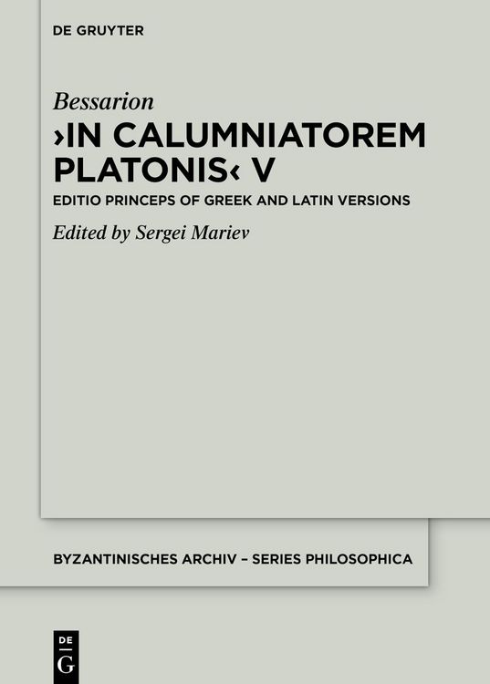 Produktbild: In Calumniatorem Platonis V