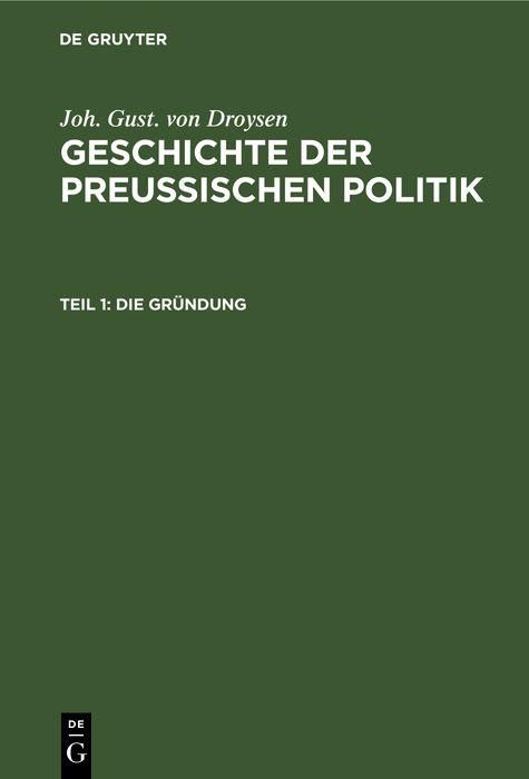 Produktbild: Die Gr&uuml;ndung