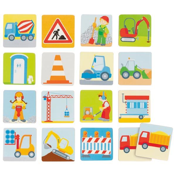 Produktbild: Memospiel Baustelle