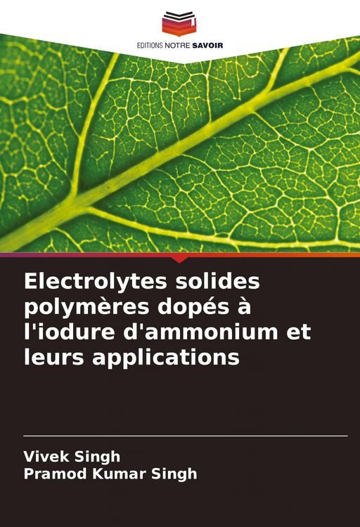 Produktbild: Electrolytes solides polym&egrave;res dop&eacute;s &agrave; l'iodure d'ammonium et leurs applications