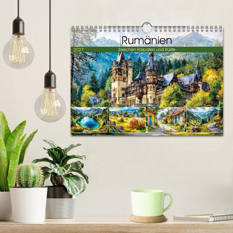 Produktbild: Rum&auml;nien. Zwischen Karpaten und K&uuml;ste (Wandkalender 2027 DIN A4 quer), CALVENDO Monatskalender