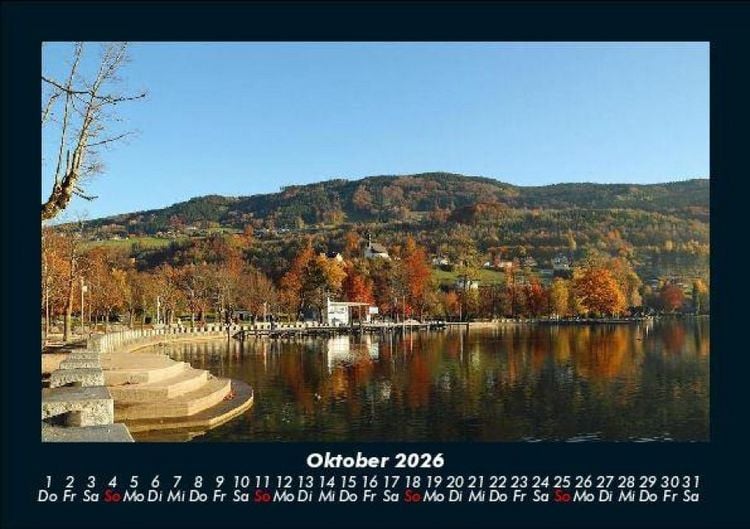 Produktbild: Die Seen der Erde 2026 Fotokalender DIN A5