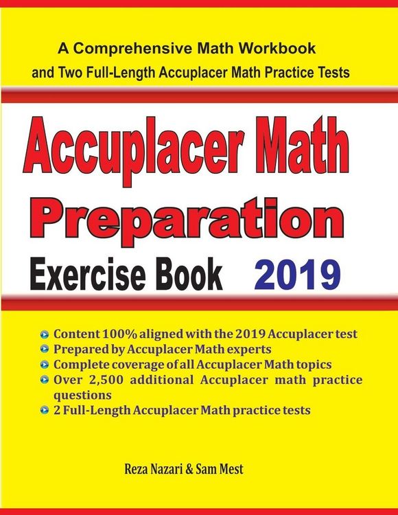 Produktbild: Accuplacer Math Preparation Exercise Book
