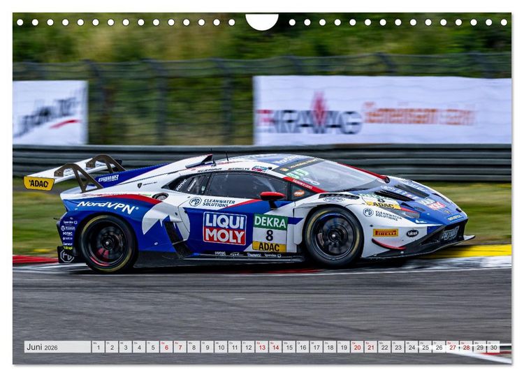 Produktbild: Wilde Stiere am N&uuml;rburgring (Wandkalender 2026 DIN A4 quer), CALVENDO Monatskalender