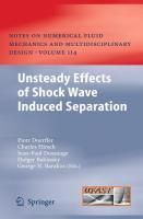 Produktbild: Unsteady Effects of Shock Wave induced Separation