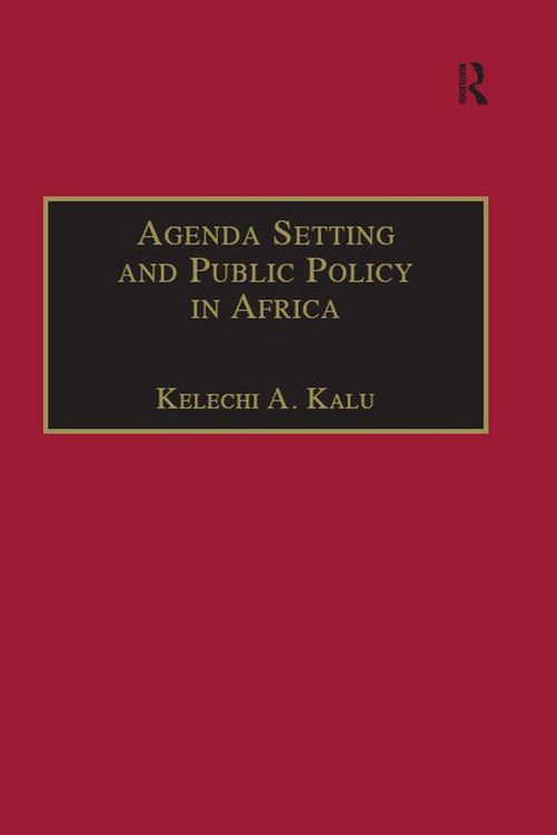 Produktbild: Agenda Setting and Public Policy in Africa
