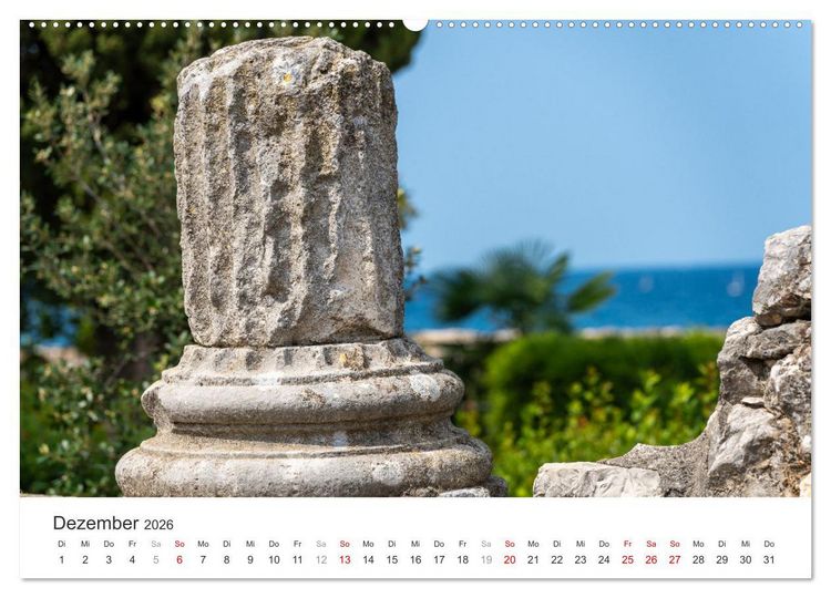 Produktbild: Porec Kalender - Die kroatische Stadt an der Adria (Wandkalender 2026 DIN A2 quer), CALVENDO Monatskalender