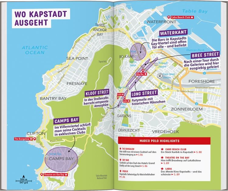 Produktbild: MARCO POLO Reiseführer Kapstadt, Wine Lands, Garden Route