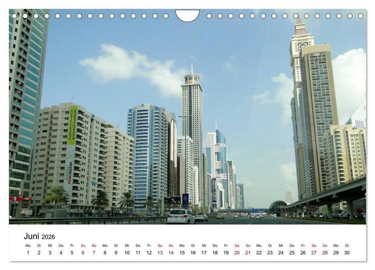 Produktbild: Dubai - Ein Erlebnis (Wandkalender 2026 DIN A4 quer), CALVENDO Monatskalender