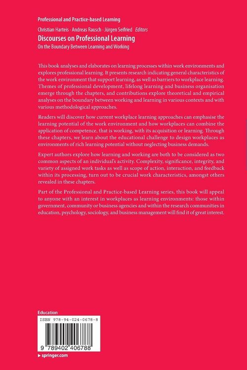 Produktbild: Discourses on Professional Learning