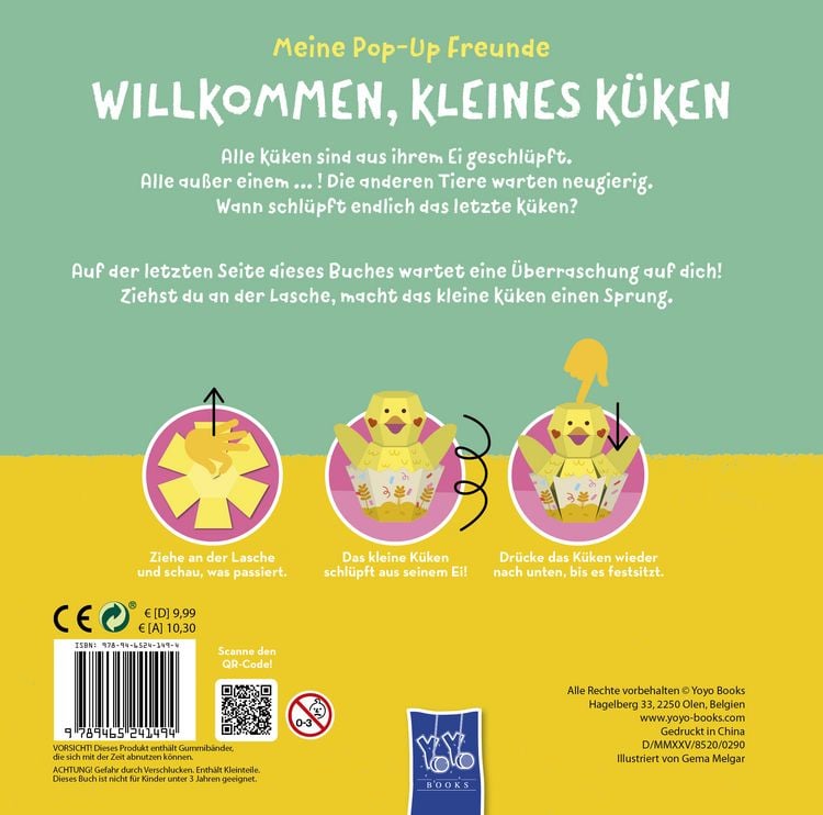 Produktbild: Meine Pop-Up-Freunde: Willkommen, kleines K&uuml;ken