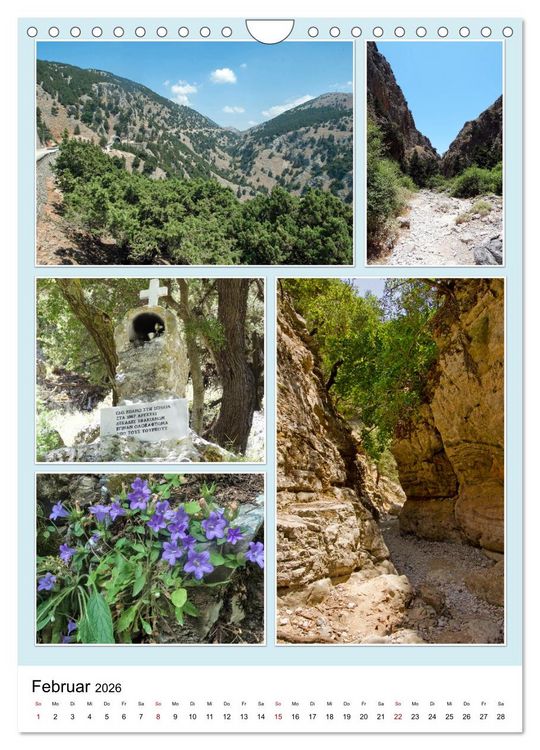 Produktbild: Inseltraum Kreta - Sehenswerte Ausflugsziele (Wandkalender 2026 DIN A4 hoch), CALVENDO Monatskalender